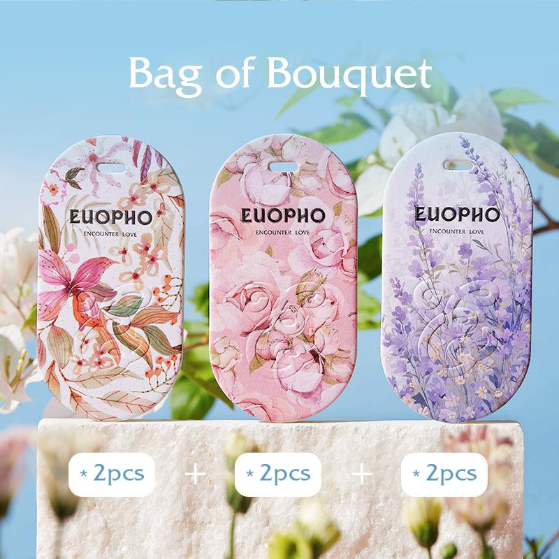 Bouquet Scented Cards for Women, 6pcs Floral Fragrance Card Set – Lavender, Rose & Jasmine