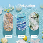 Nature Scented Cards for Men, 6pcs Woody & Marine Fragrance Card Set – Midnight Tide, Siberian Fir & Tabac Leather