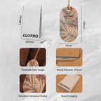 Nature Scented Cards for Men, 6pcs Woody & Marine Fragrance Card Set – Midnight Tide, Siberian Fir & Tabac Leather