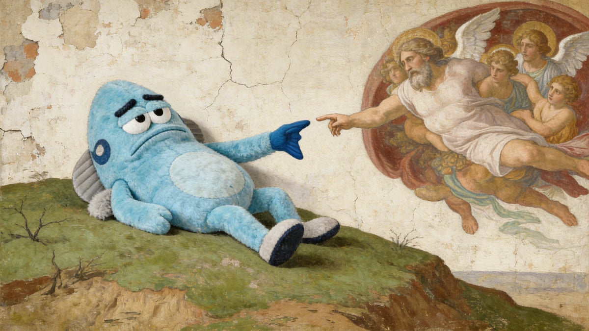 Bloo in bed